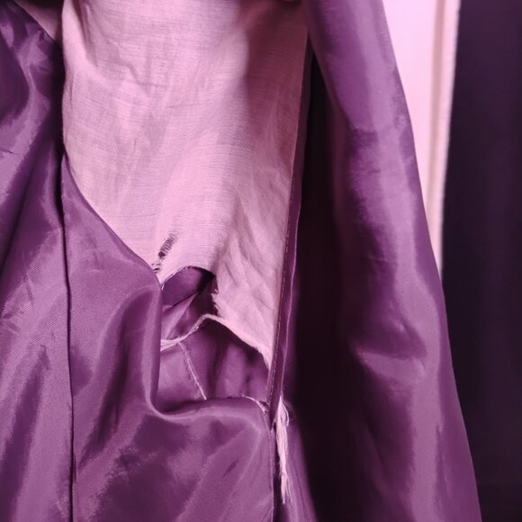 Calvin Klein Black Blazer – Women’s Size 12 – Silver Square Buttons – Lining Tea - Picture 11 of 11